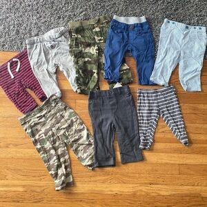 Baby Boy Bundle of Pants / Bottoms Sizes 6-12 Months